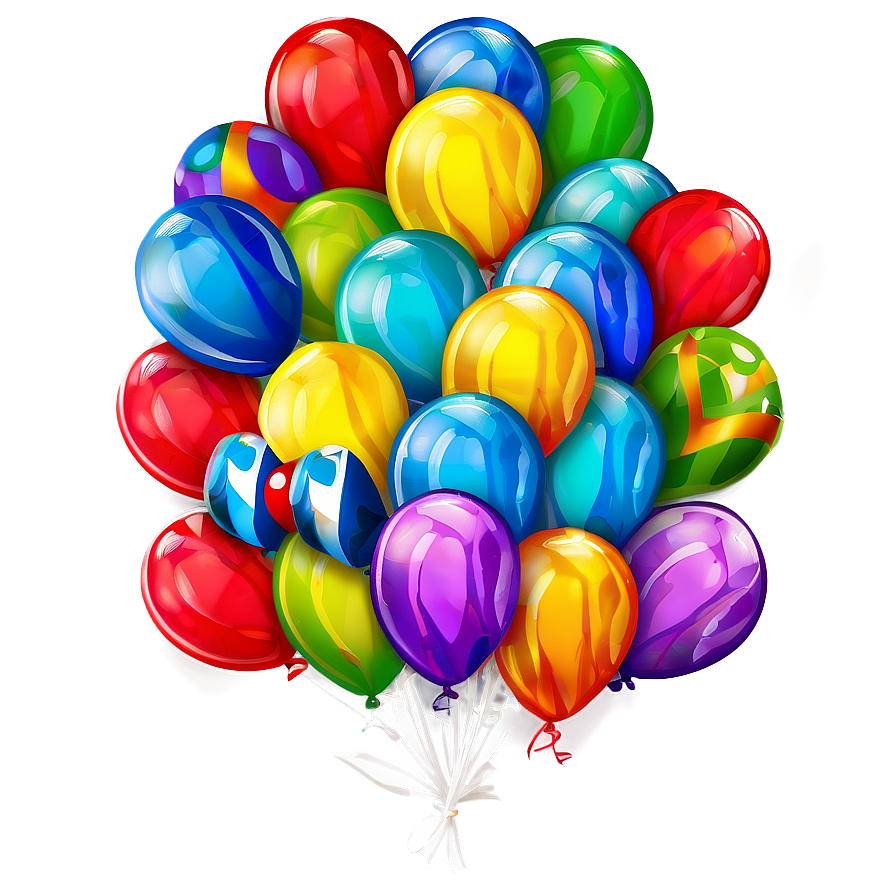 Happy Birthday Balloon Bouquet Png Ubw PNG