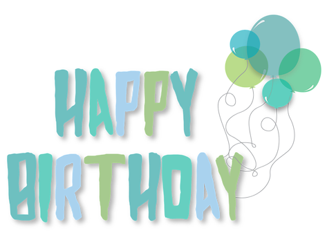 Happy Birthday Balloons Graphic PNG