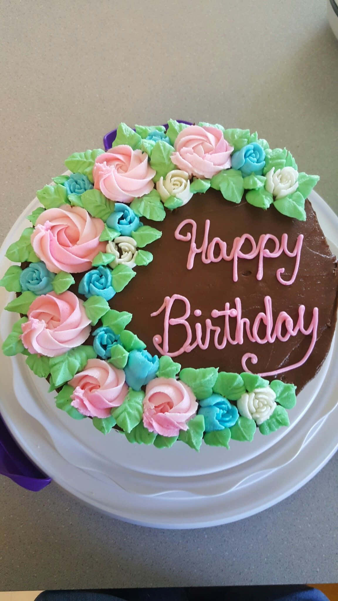 Delicious and colorful Happy Birthday Cake