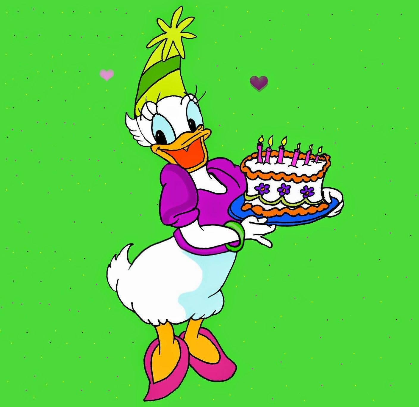 Happy Birthday Daisy Duck Wallpaper