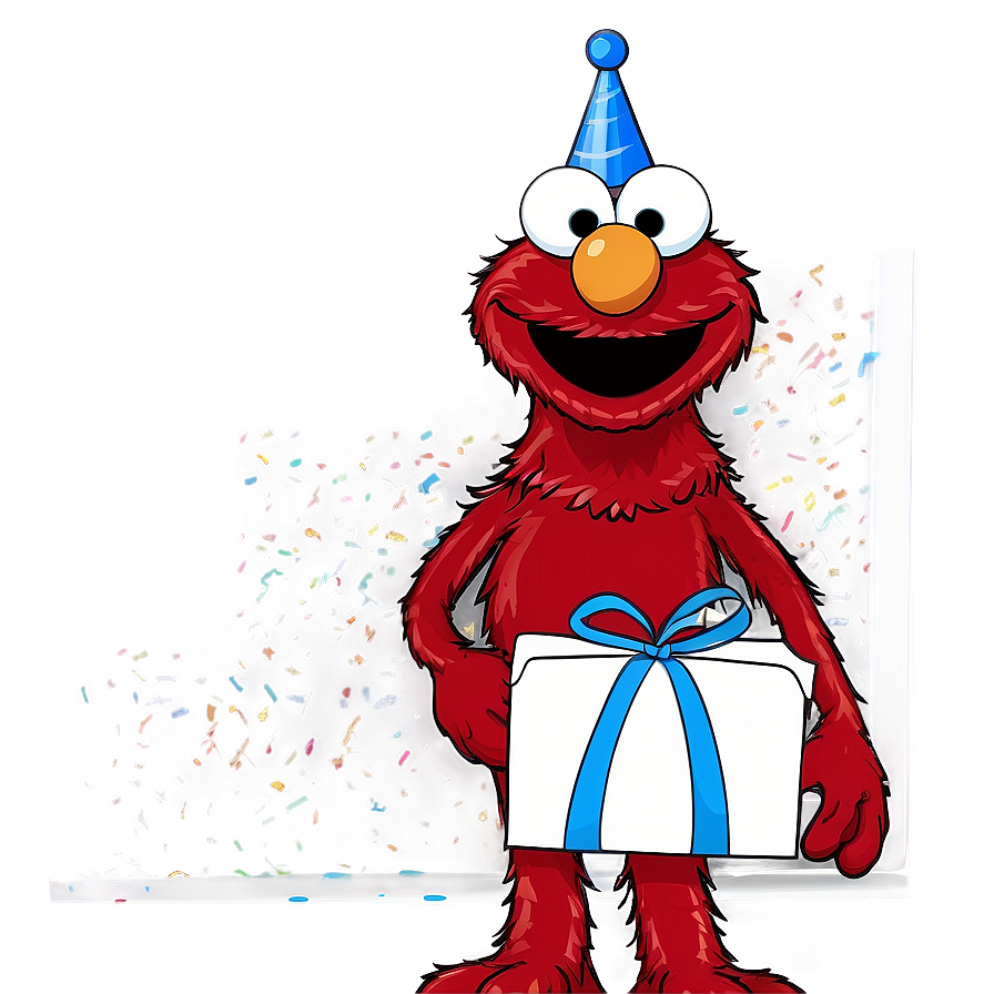 Happy Birthday Elmo Design Png Owc89 PNG