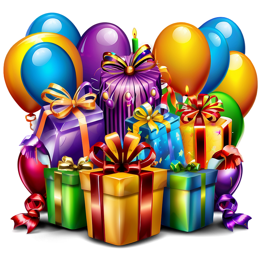 Happy Birthday Party Decorations Png Gwq40 PNG