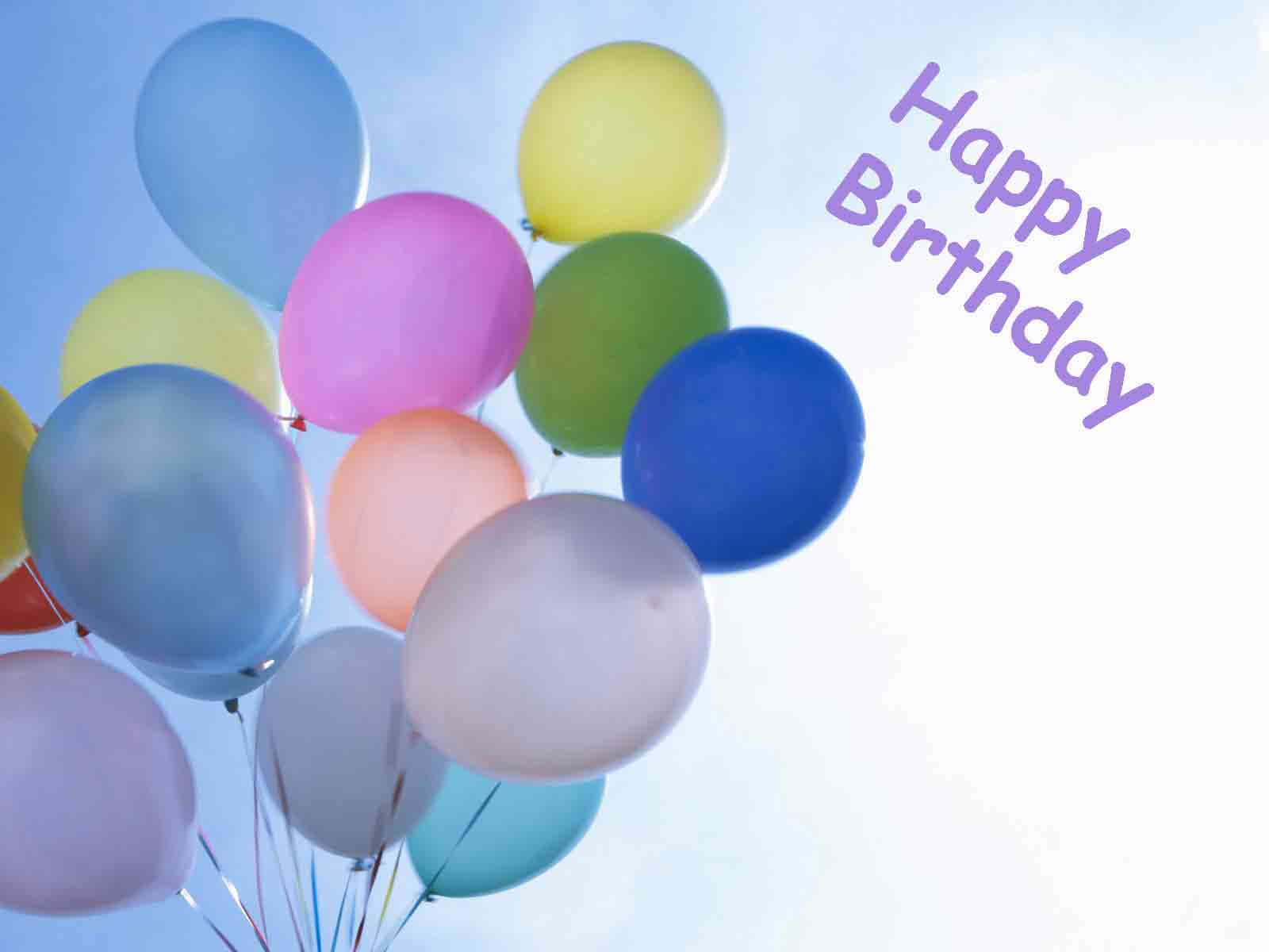 Happy Birthday Sky Balloons Picture