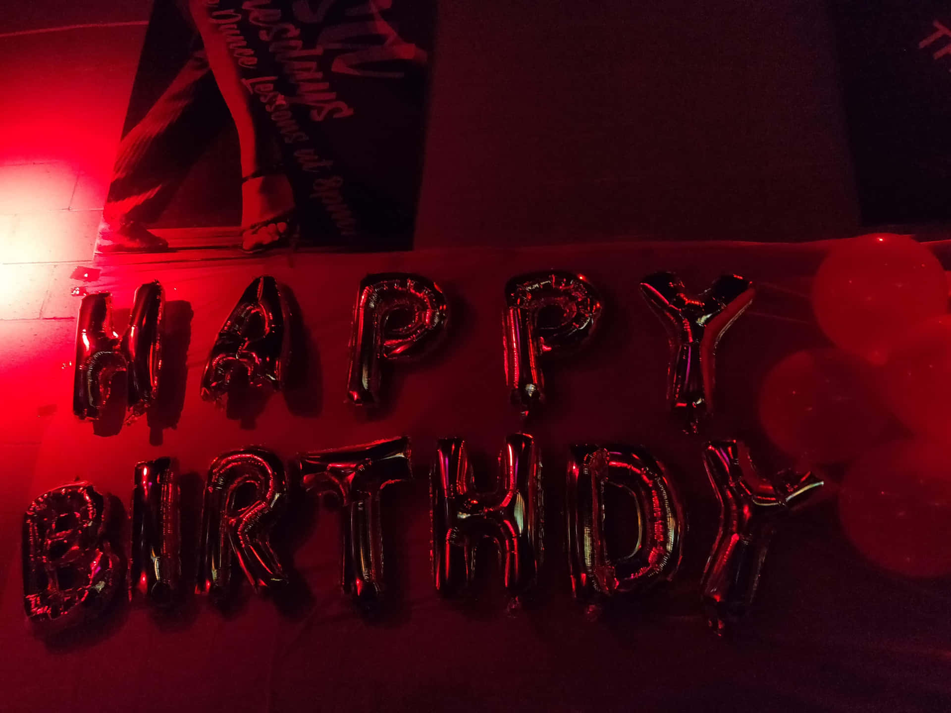 Red Happy Birthday Banner Picture