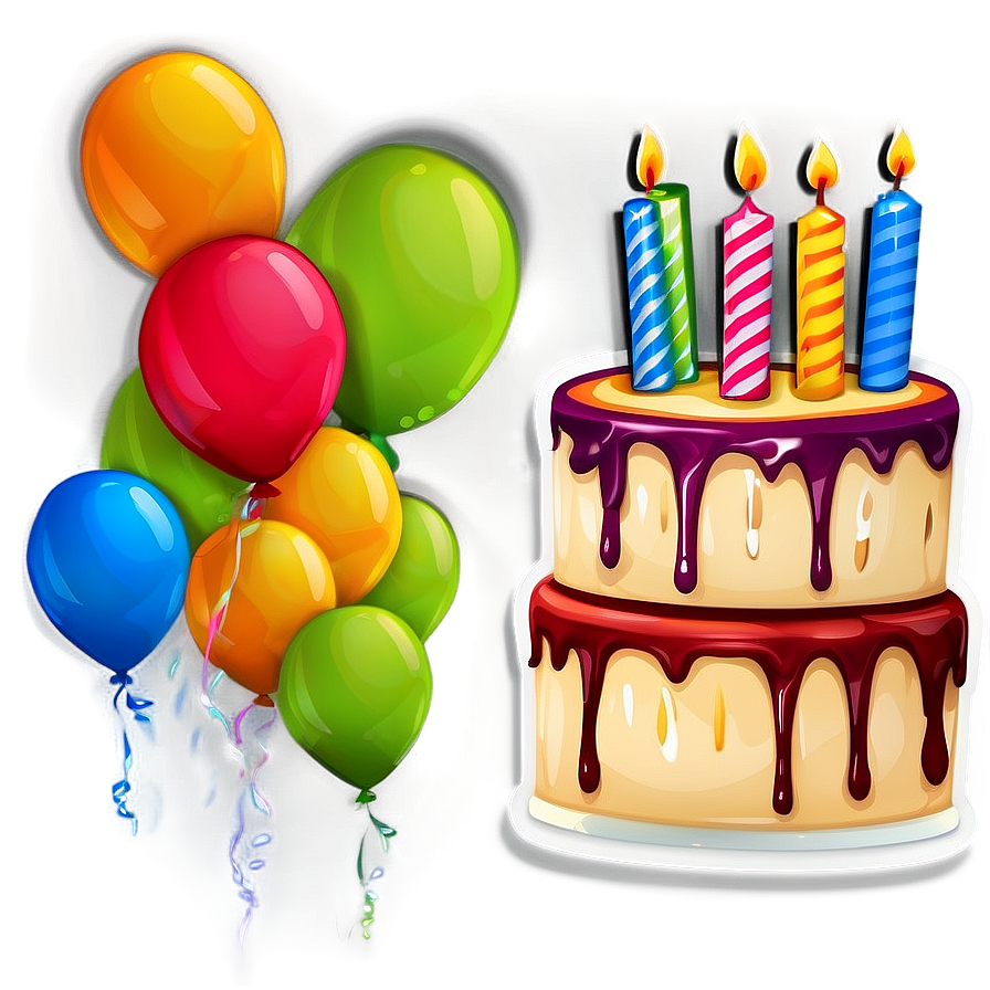 Happy Birthday Sticker Png Mpg84 PNG