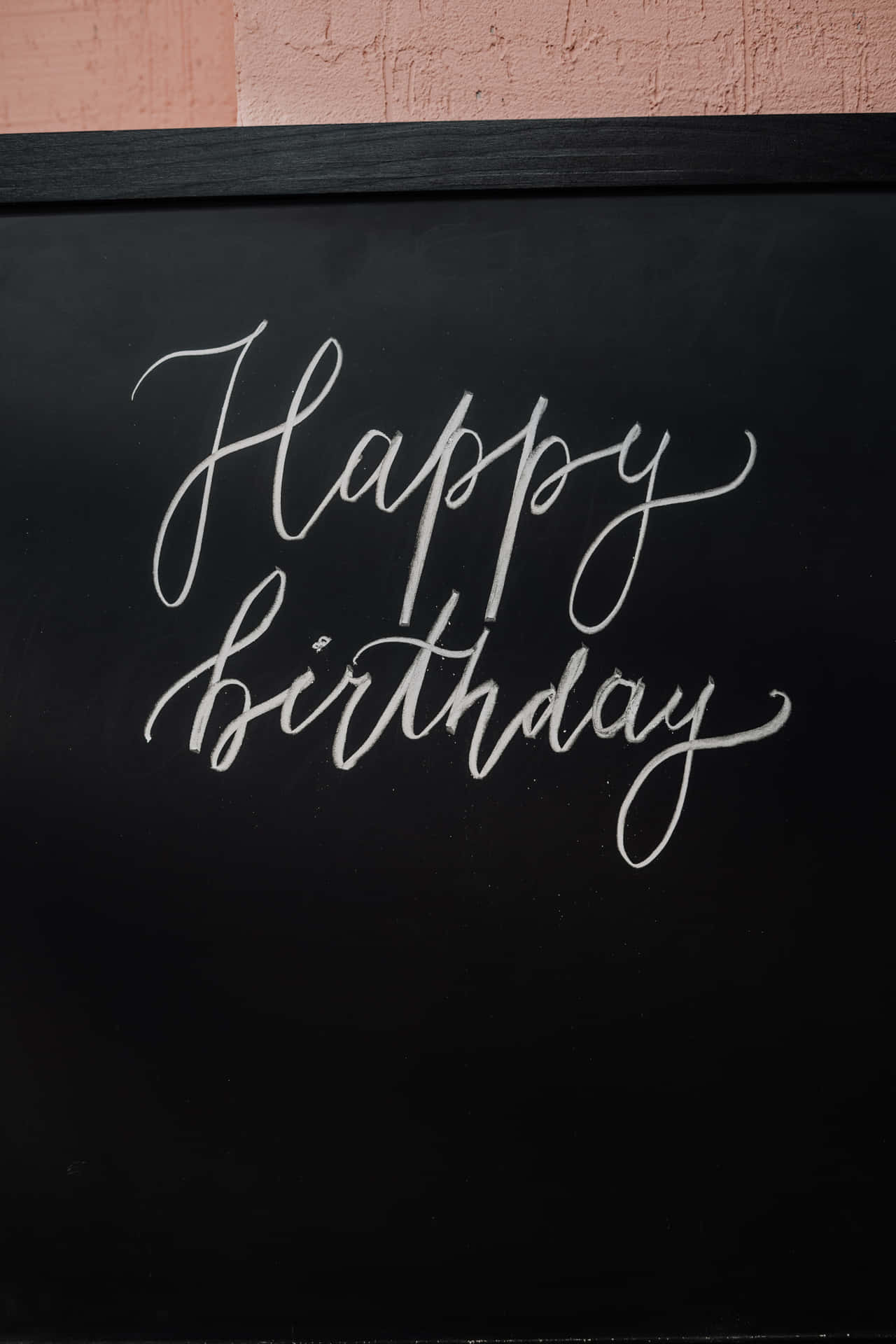 Happy Birthday Text Background Wallpaper
