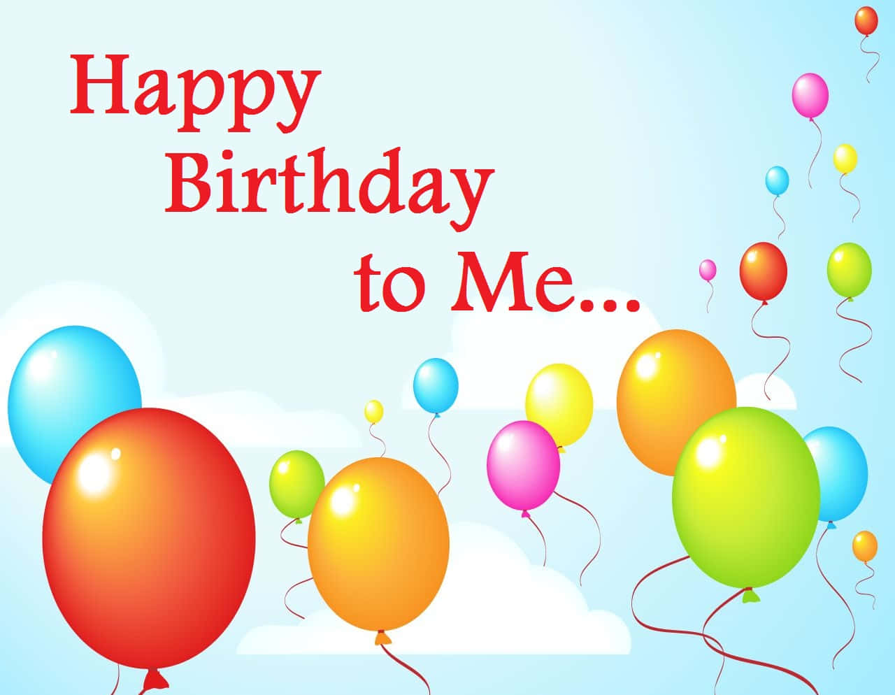 Heuteist Ein Tag Der Feier. Es Ist Mein Geburtstag Und Ich Fühle Mich Großartig.