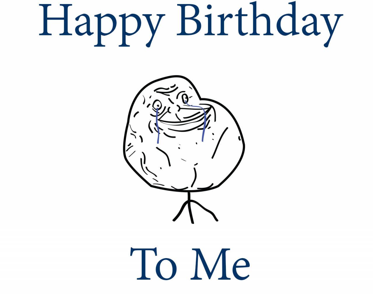 Happy Birthday To Me Meme Character Wallpaper