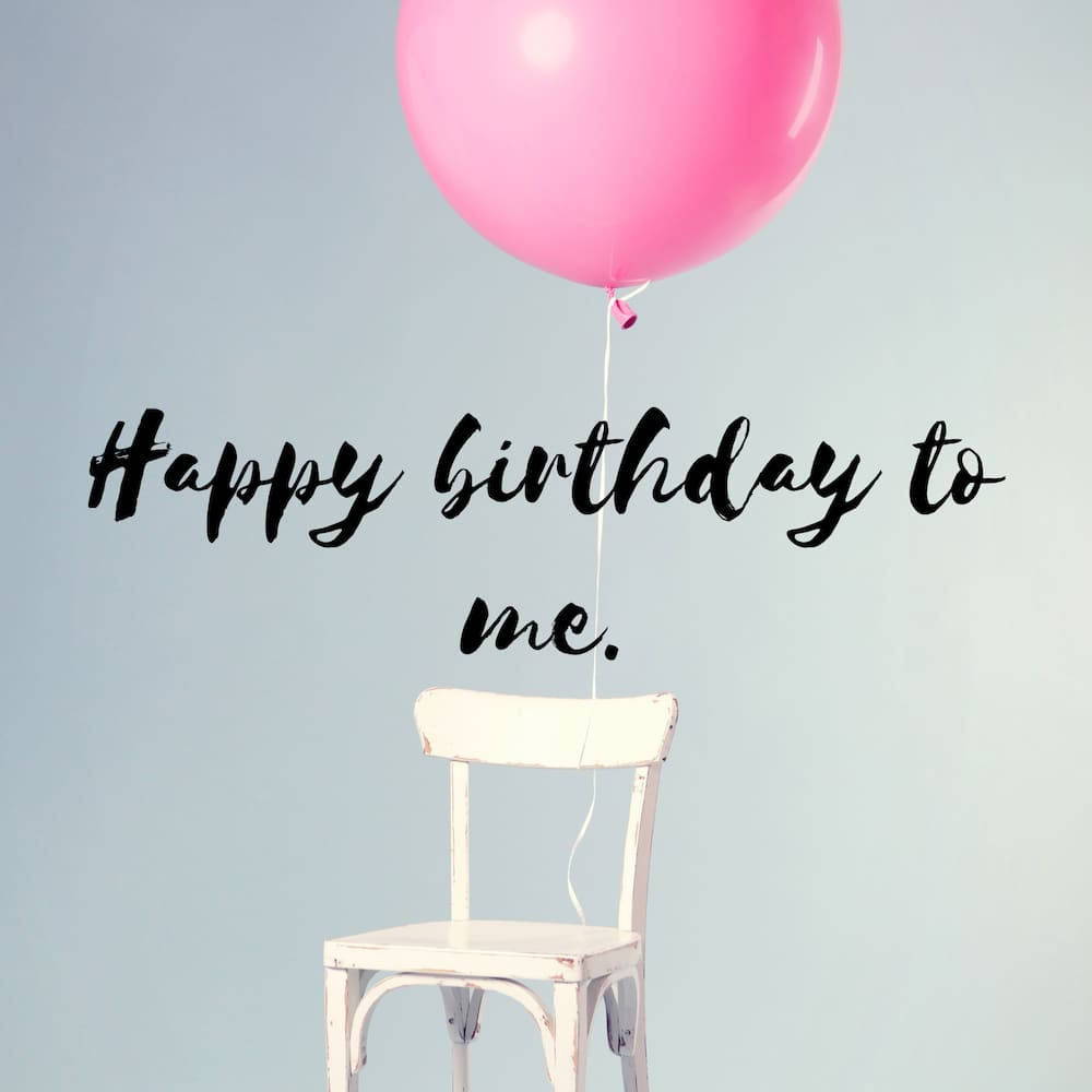 Happy Birthday To Me With Balloon Wallpaper
