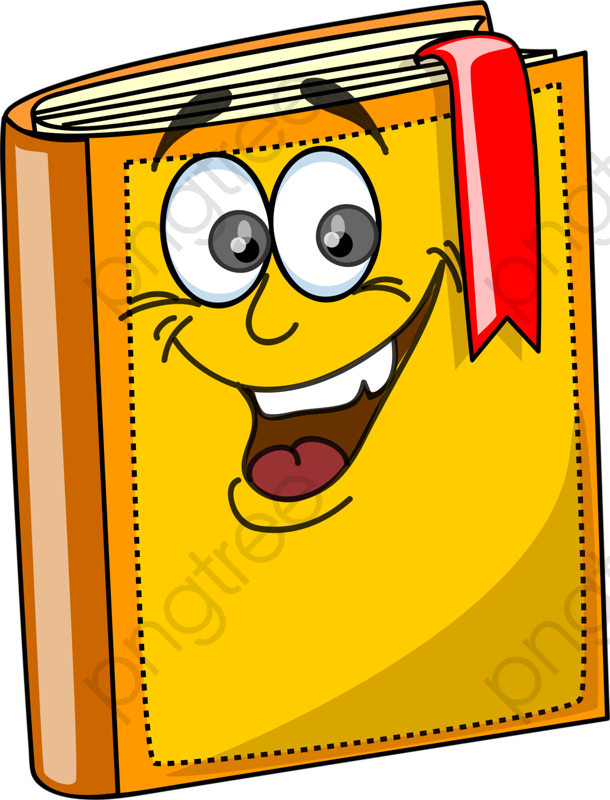 Happy Book Clipart PNG