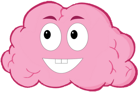 Happy Brain Cartoon Character.png PNG