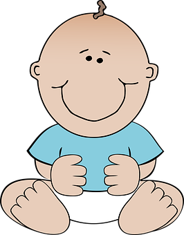 Happy Cartoon Baby PNG