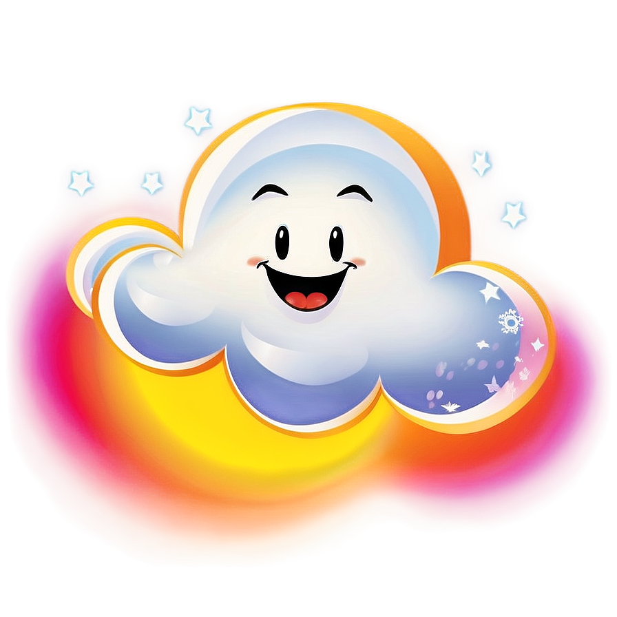 Download Happy Cartoon Cloud Png 05252024 | Wallpapers.com