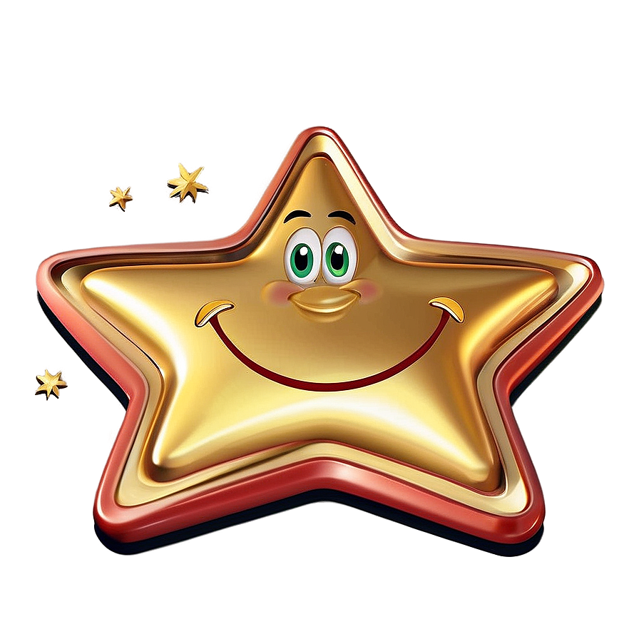 Happy Cartoon Star Png Npa PNG