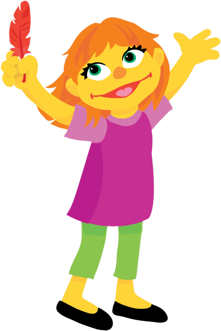 Happy Child Holding Feather PNG
