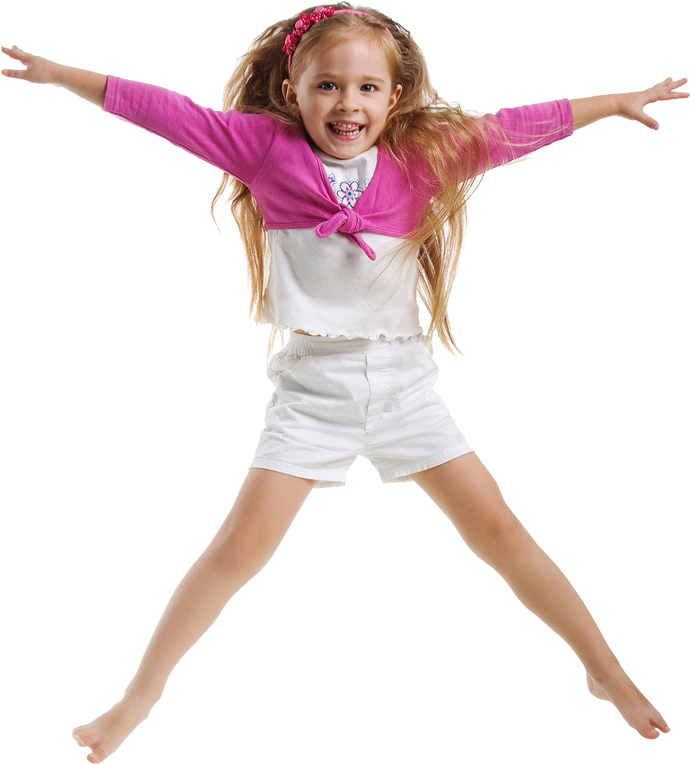 Happy Child Jumping In Air PNG