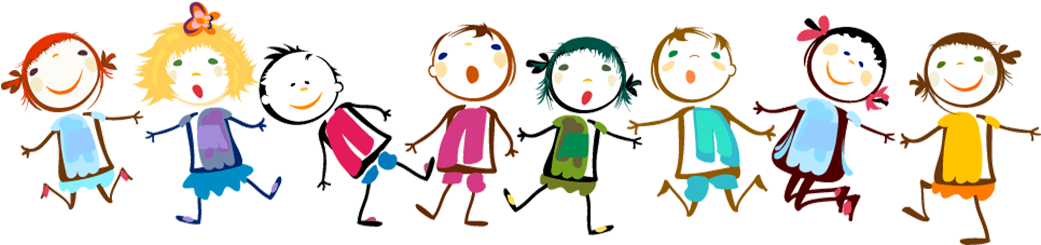 Happy Children Cartoon Chain PNG