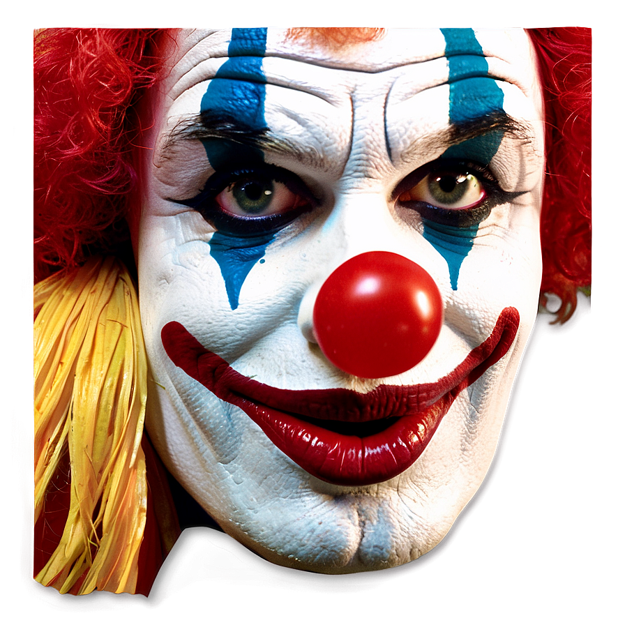 Happy Clown Face Artwork Png 06272024 PNG