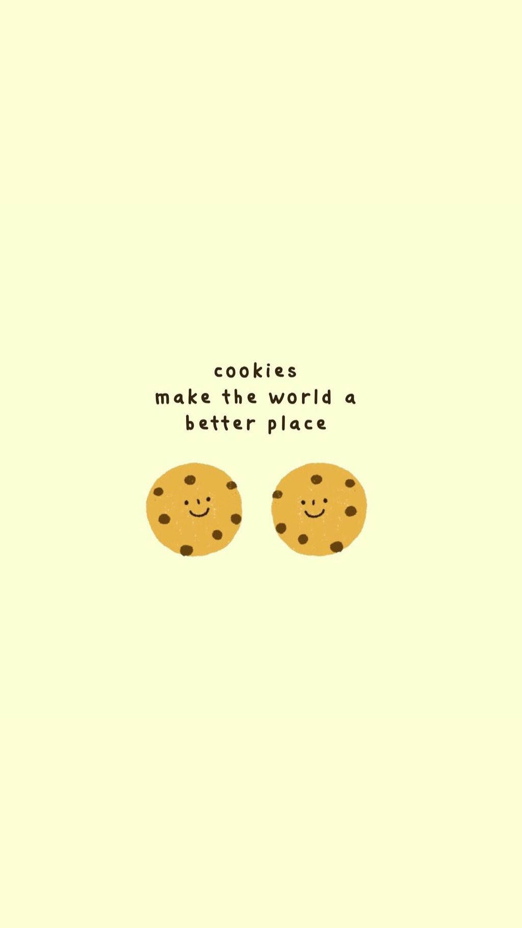 Happy Cookie Iphone Art Wallpaper