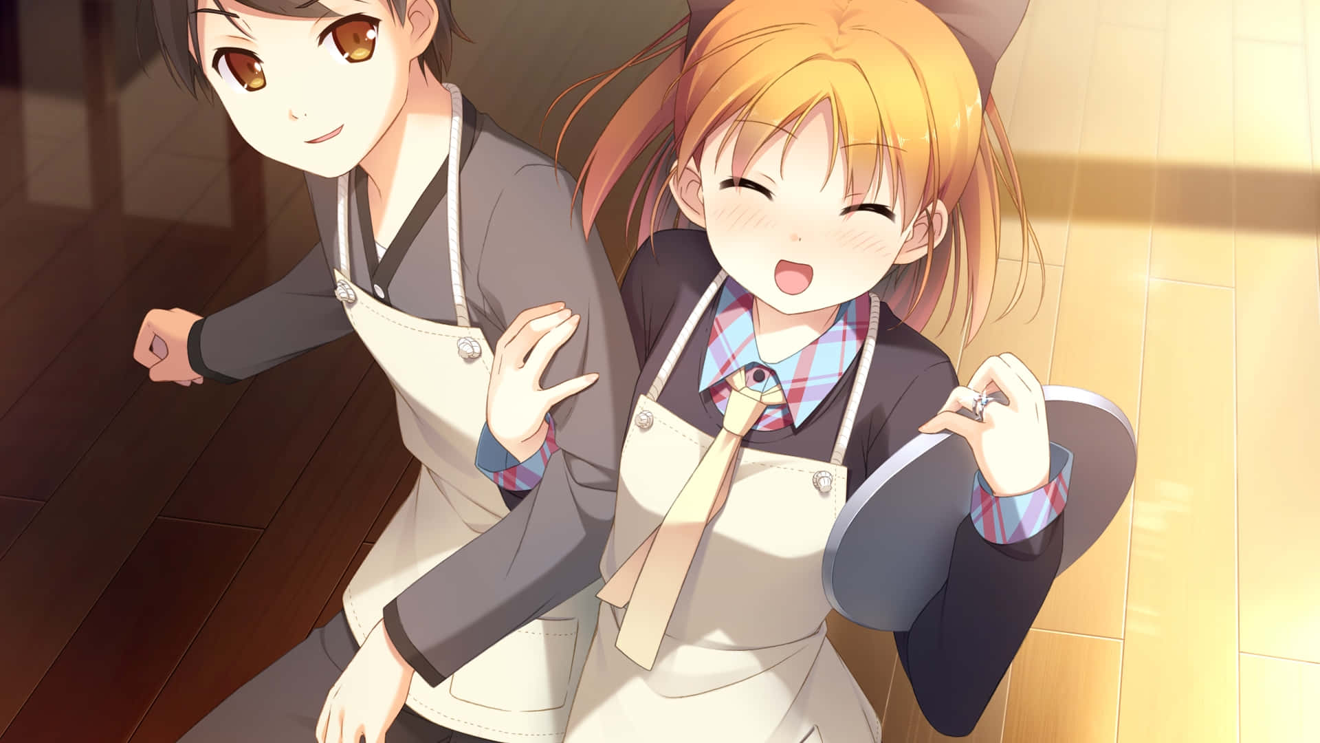 Anime Waiting Staff Happy Couples Pictures