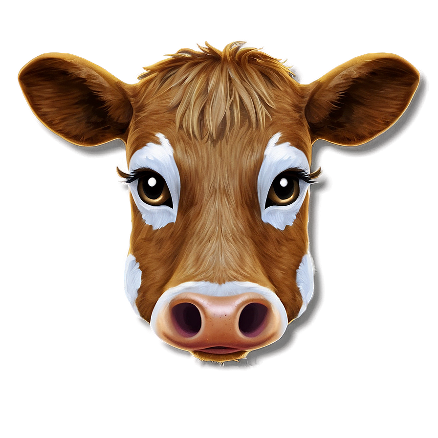 Happy Cow Head Png 90 PNG