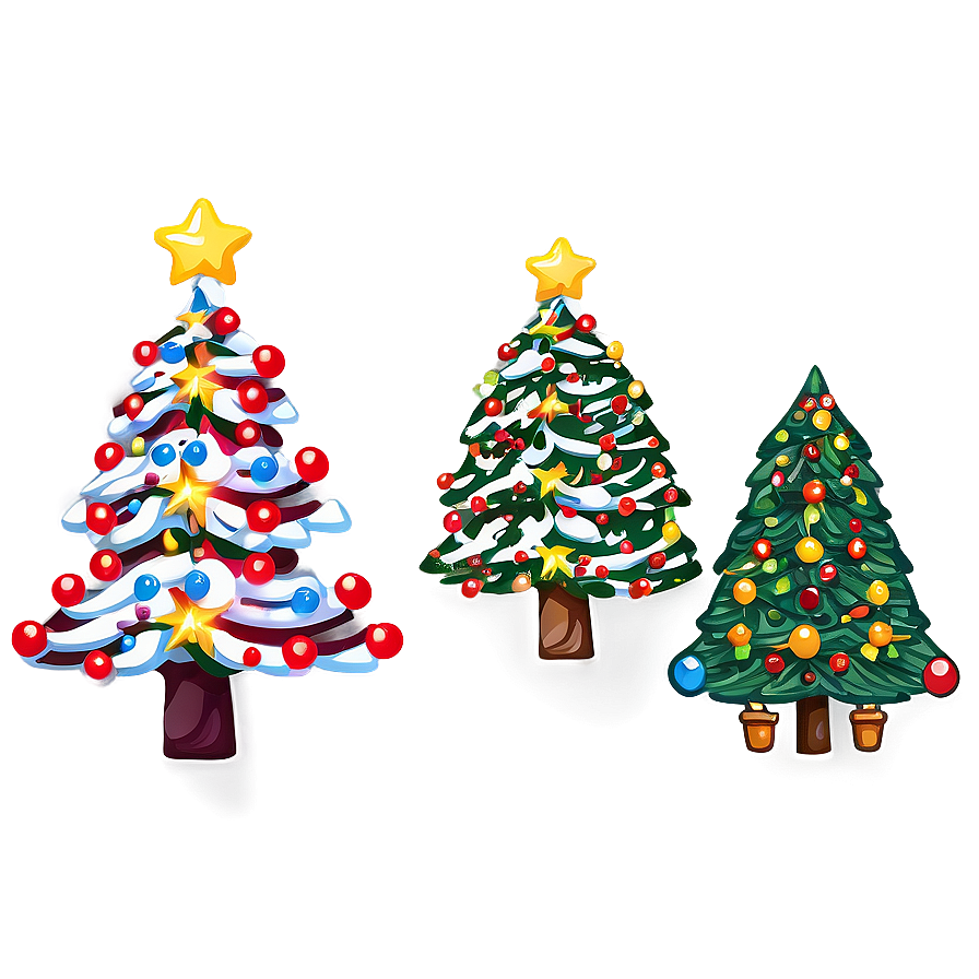 Happy Cute Christmas Tree Png 38 PNG
