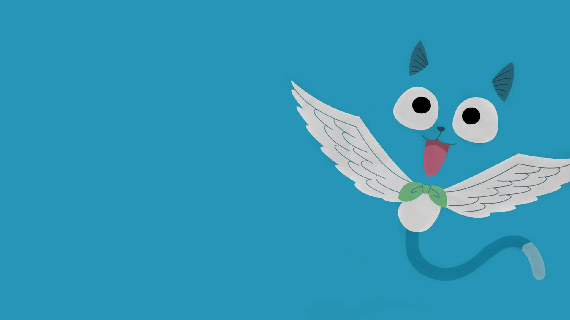 A Cartoon Character With Wings Flying In The Air Wallpaper
