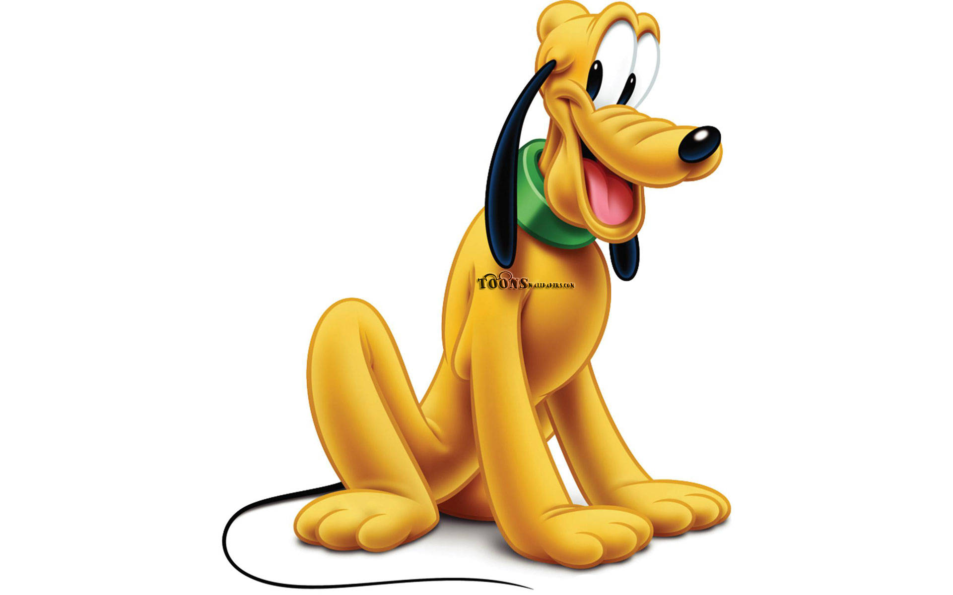 Happy Disney Pluto Wallpaper