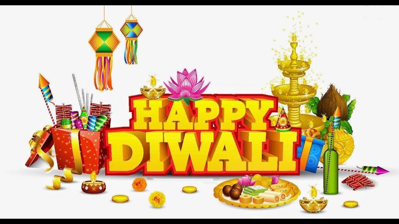 Happy Diwali Fire Crackers And Gifts Wallpaper