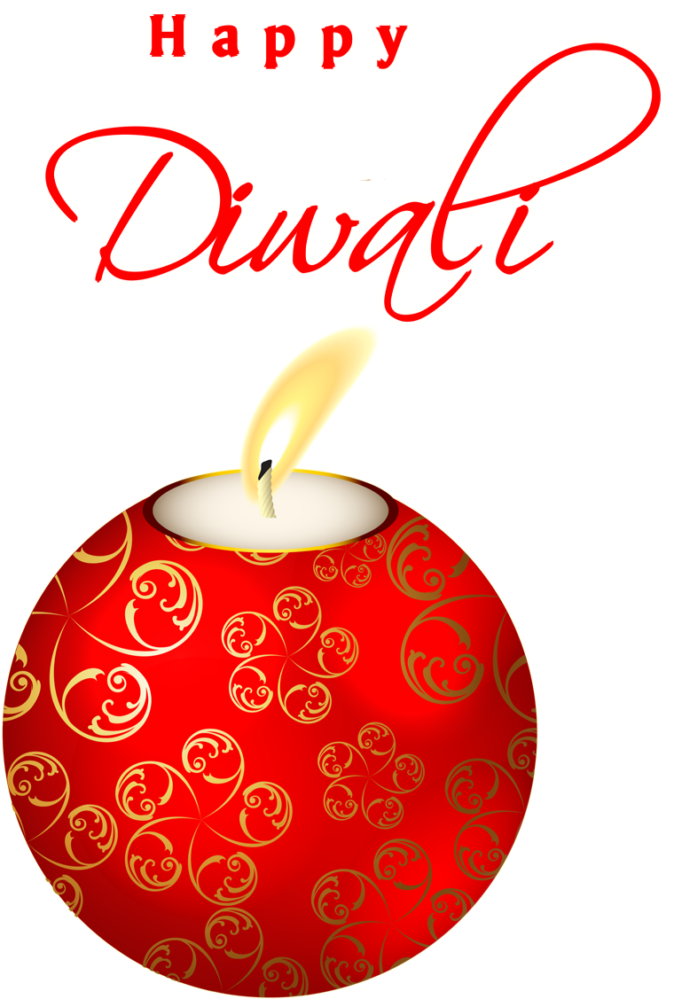 Happy Diwali Greetingwith Decorative Diya PNG