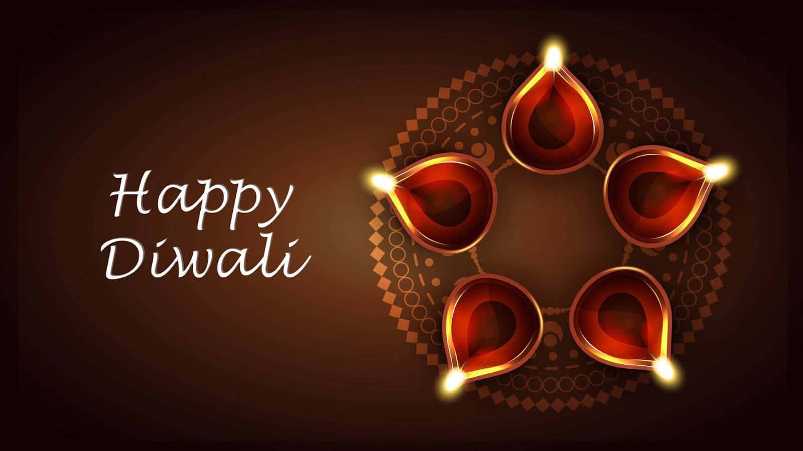 Immaginidi Diwali Felici Con Candele