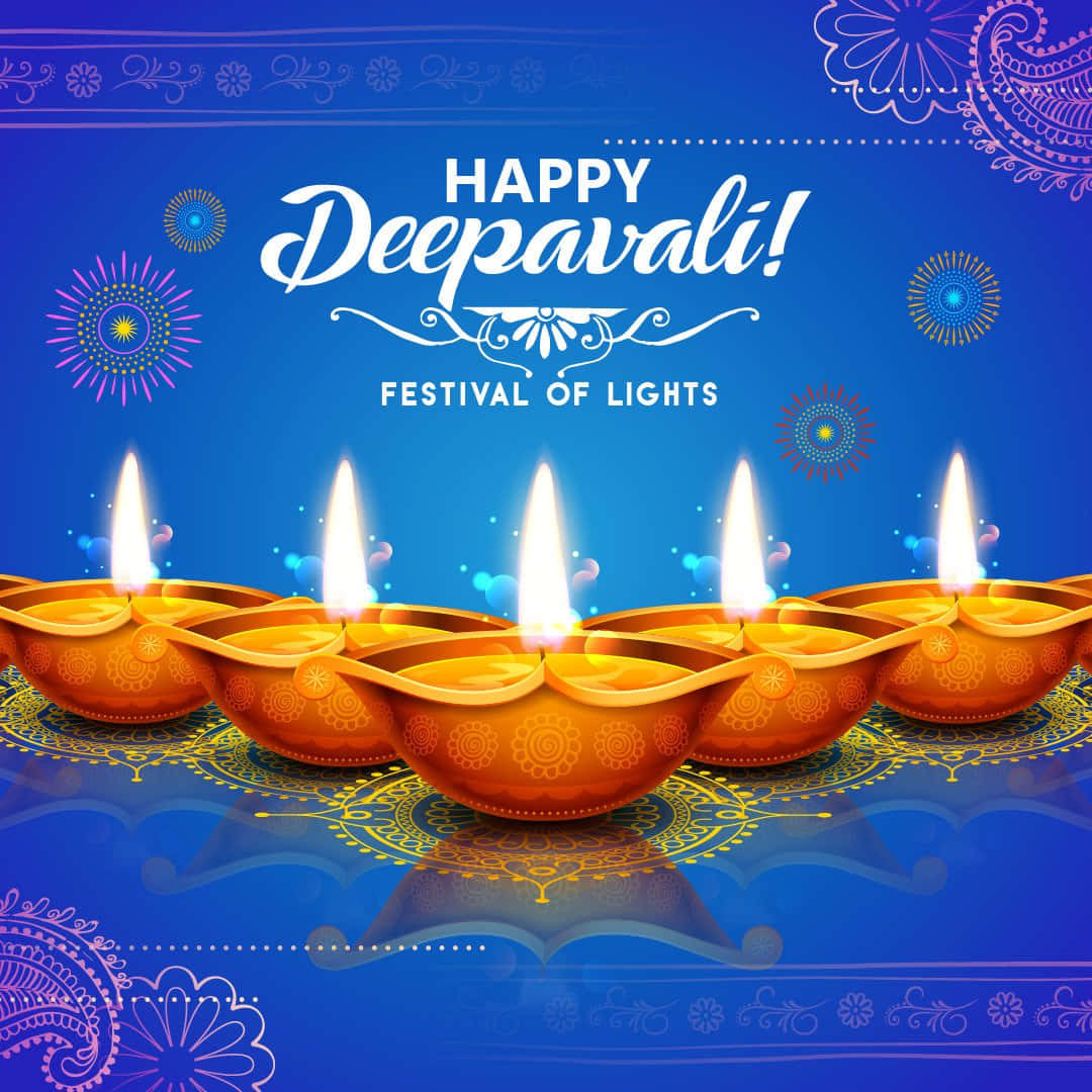 Ønskerjer Alle En Rigtig Glædelig Diwali.