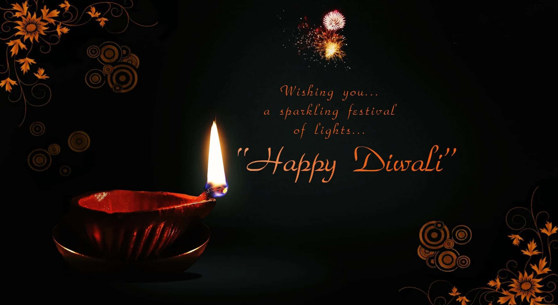 Bienvenidoal Espíritu De Diwali Y Trae Felicidad Y Prosperidad.