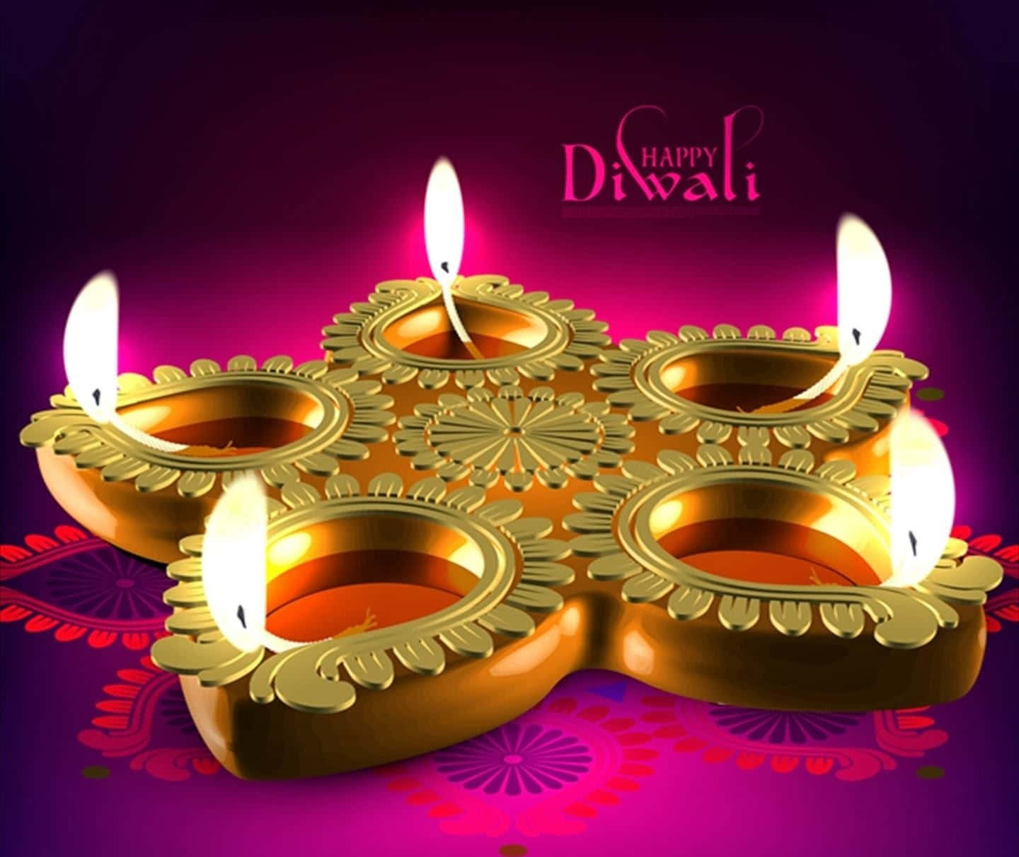 Desejandoa Todos Um Feliz Diwali.