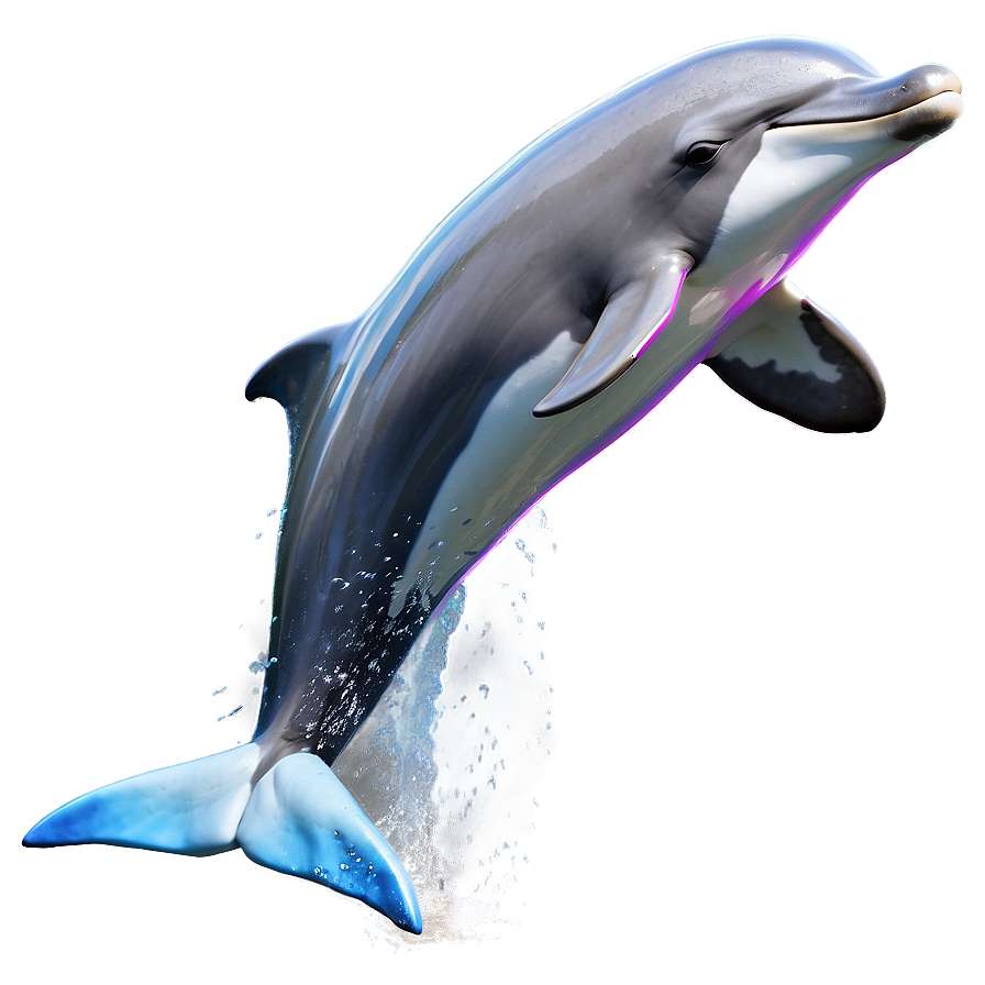 Download Happy Dolphin Jumping Png 06112024 | Wallpapers.com