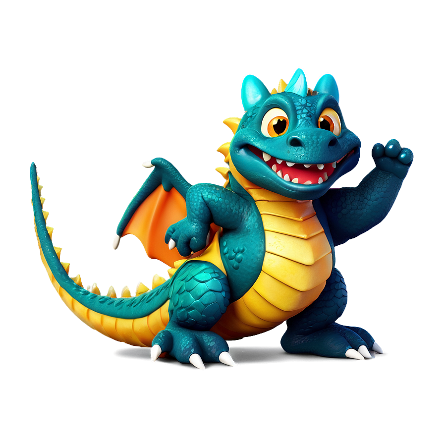 Download Happy Dragon Character Png Gqt92 | Wallpapers.com