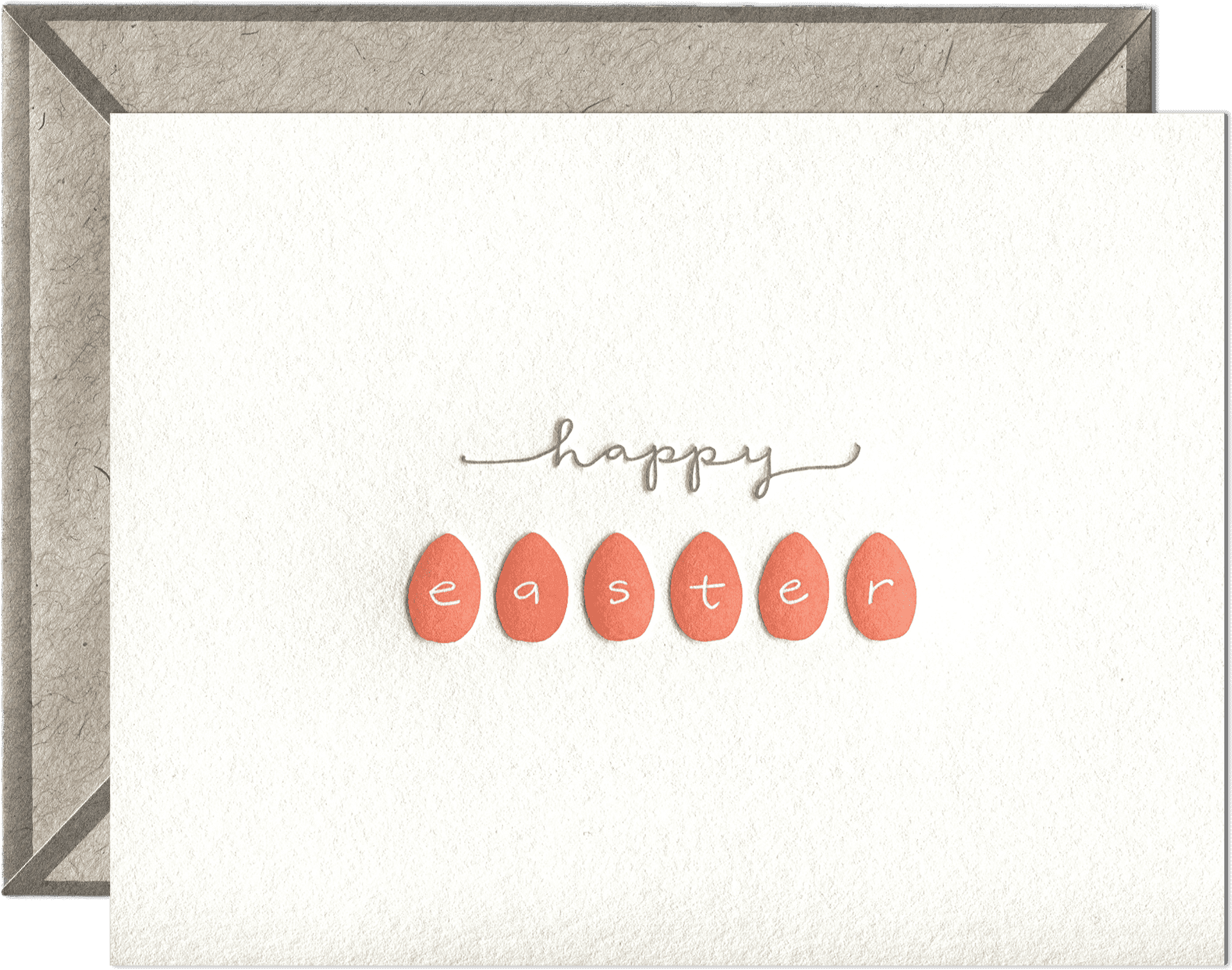 Happy Easter Egg Greeting Card PNG