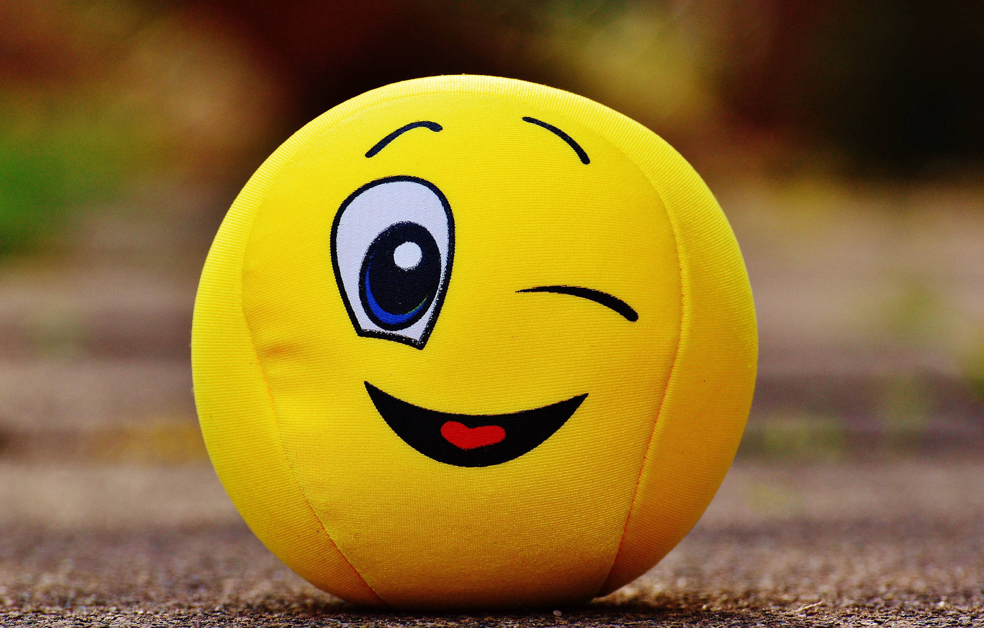 Happy Emoji Close Up Wallpaper