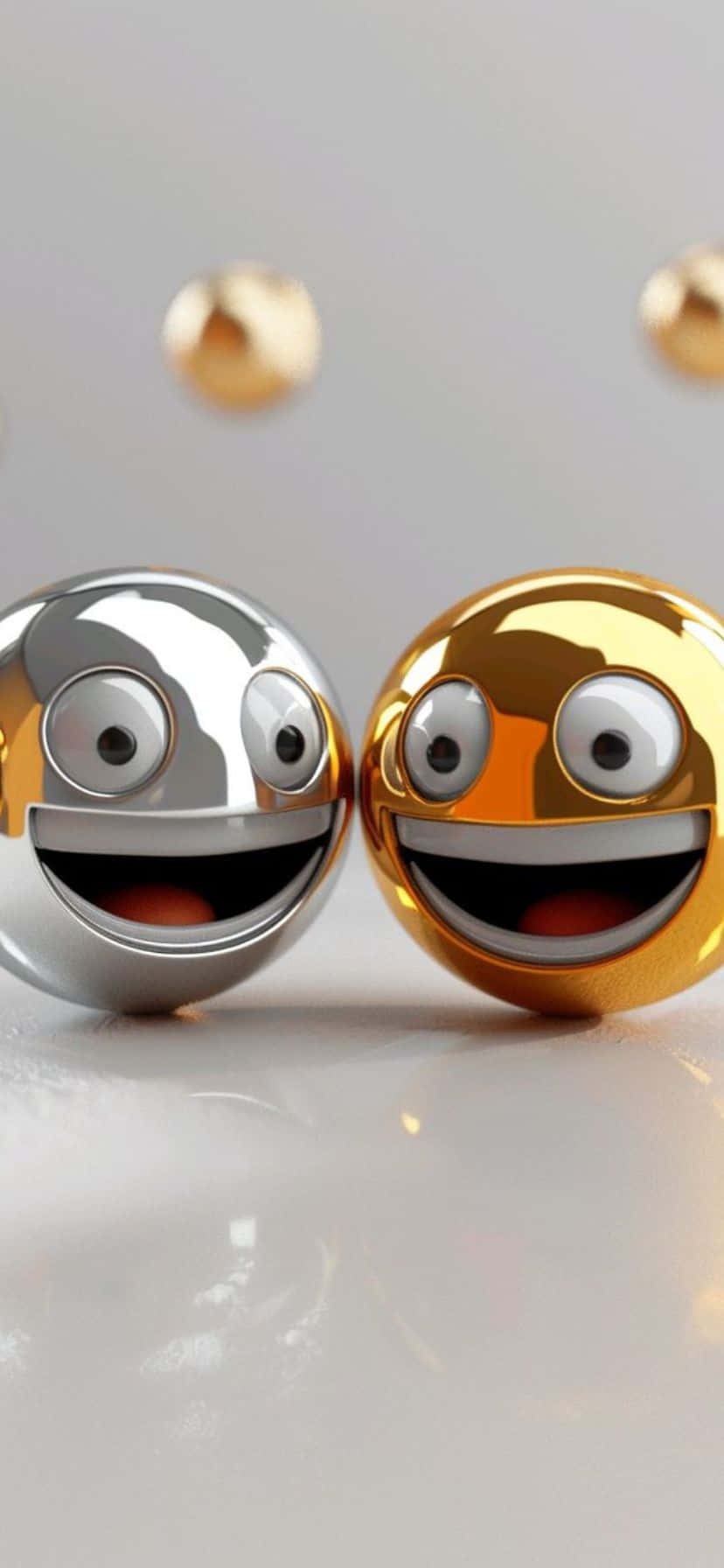 Happy Emoji Friends Laughing Wallpaper