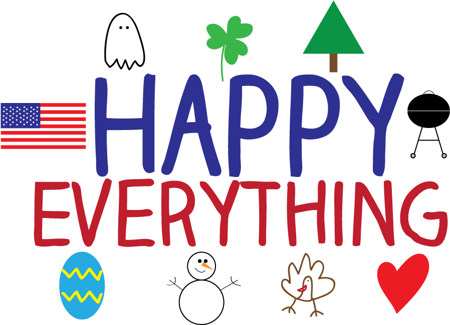 Happy Everything Holiday Graphic PNG