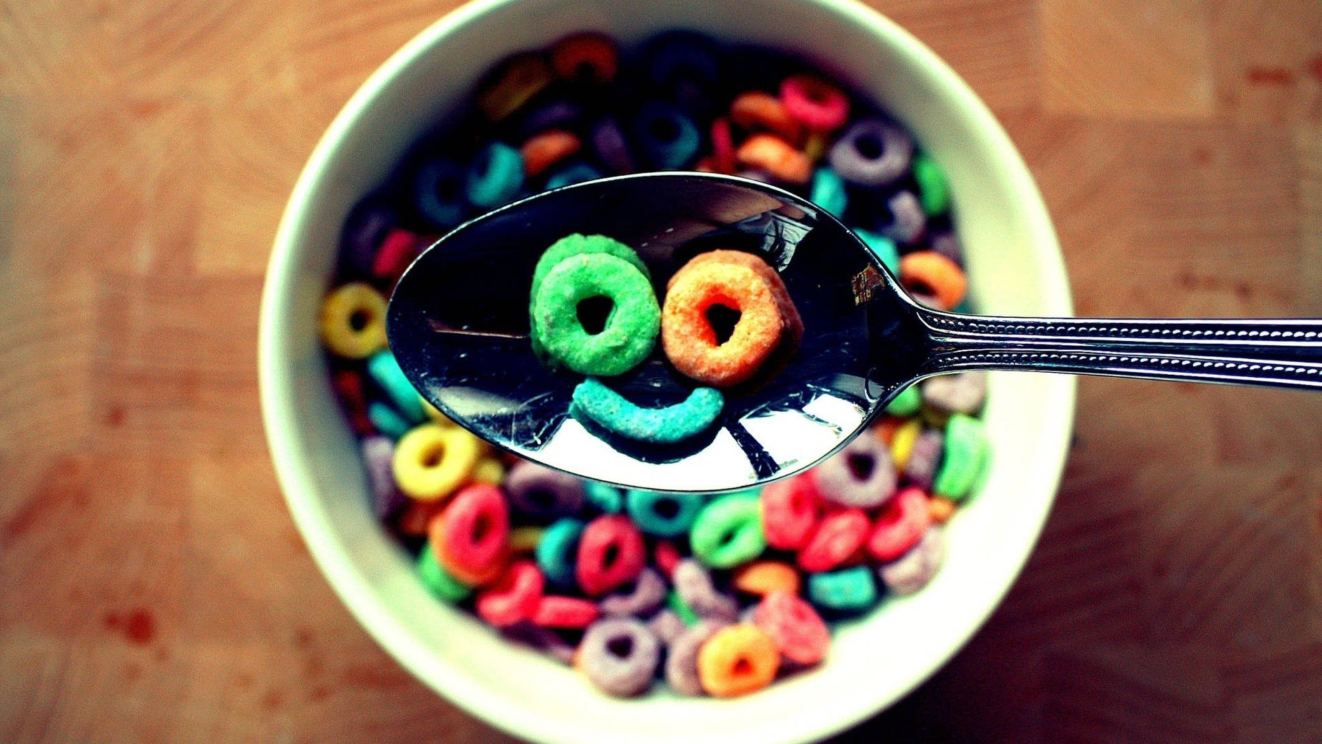 Happy Face Cereal Wallpaper