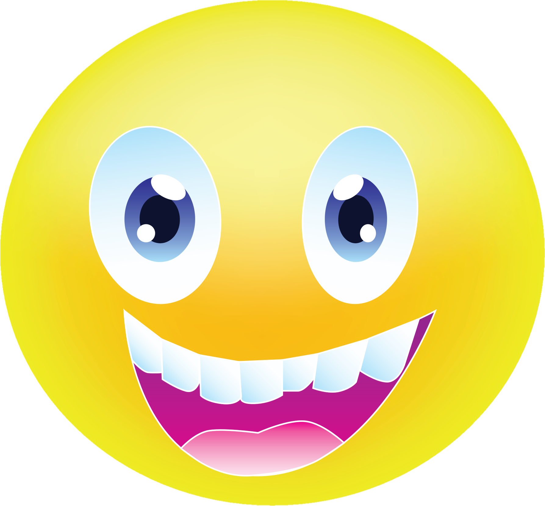 Happy Face Emoji Grinning.png PNG