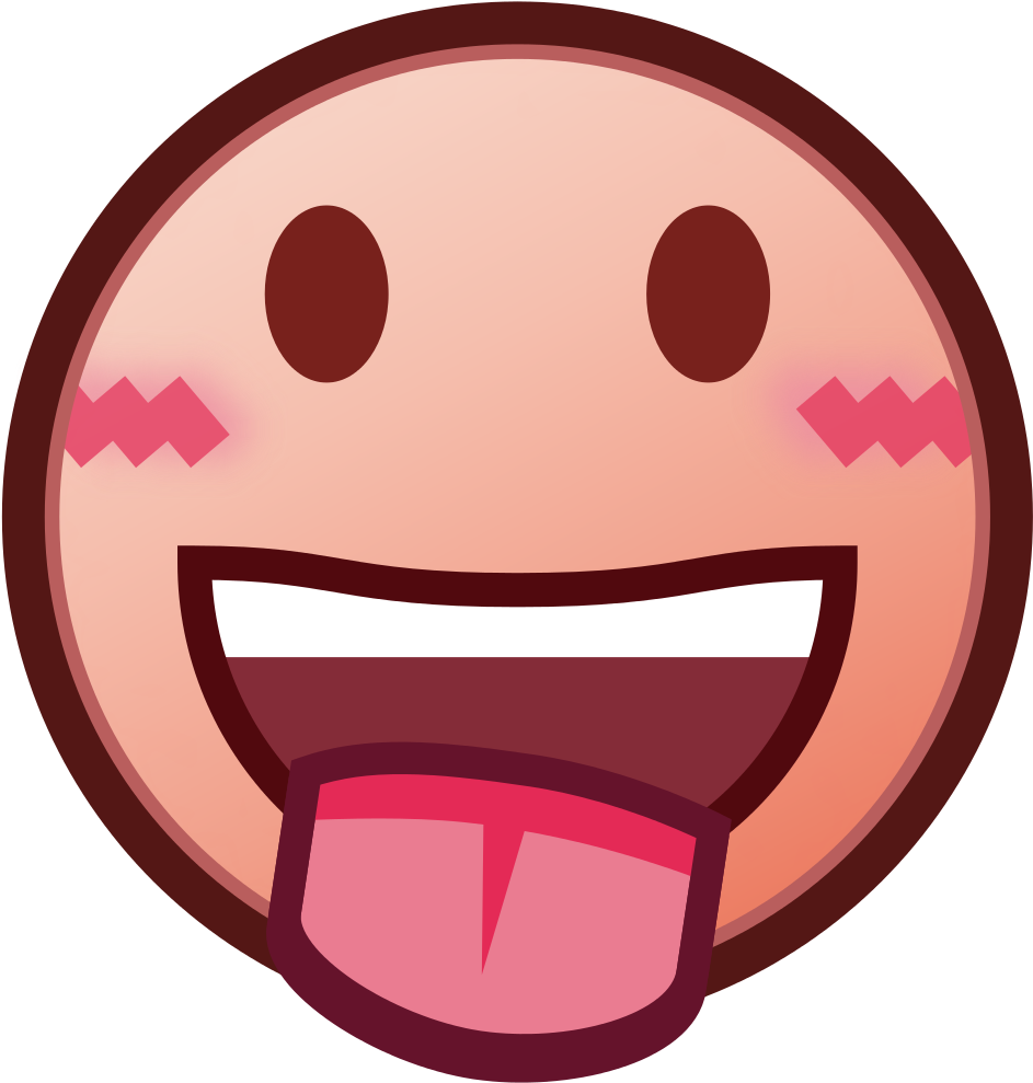 Happy Face Emoji Sticking Out Tongue PNG