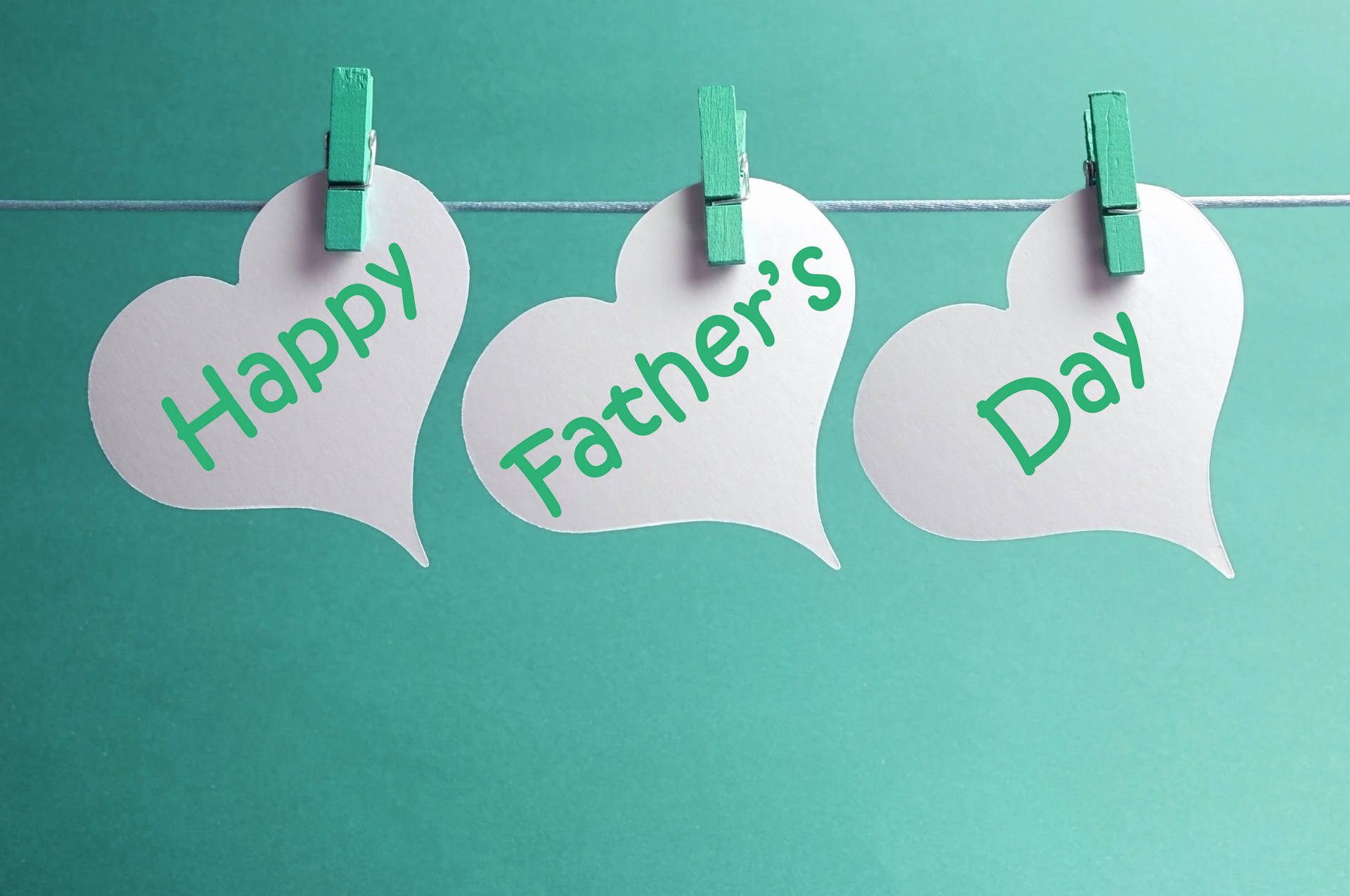 Show Dad He's Loved With These Quaint Father's Day Buntings Wallpaper