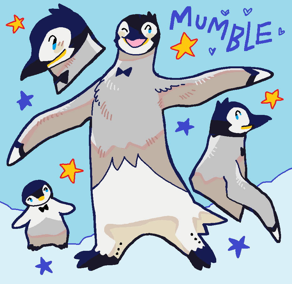 Pingüinoparlanchín De Mumble Penguin Por Mumble Penguin. Fondo de pantalla