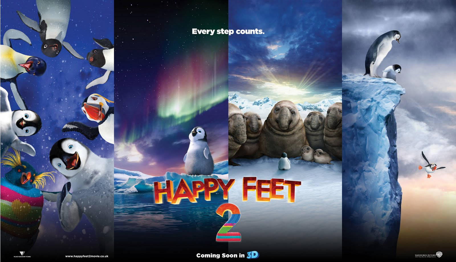 Happy Feet 2 Movie Poster Wallpaper