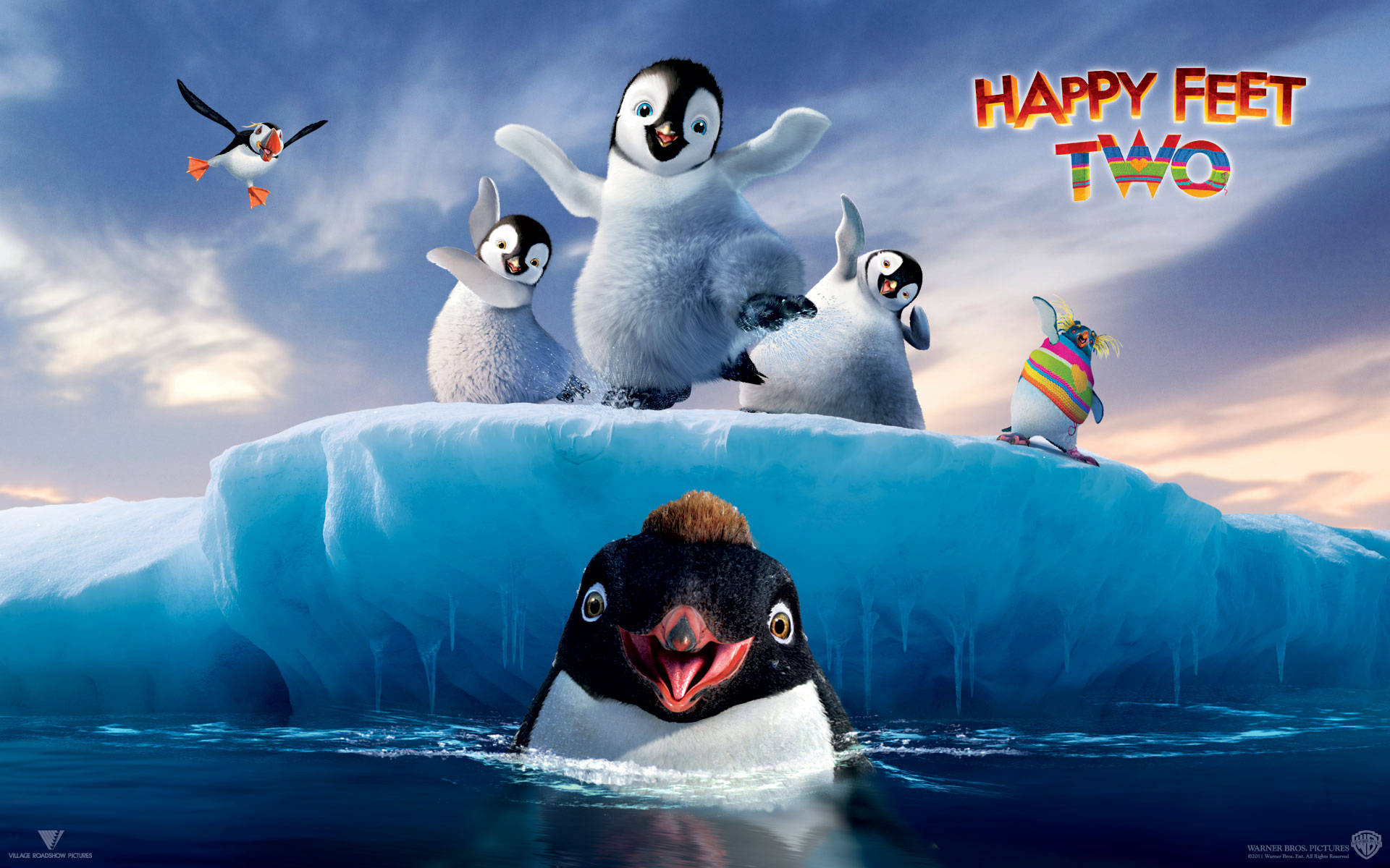 Happy Feet Two Movie Poster Wallpaper