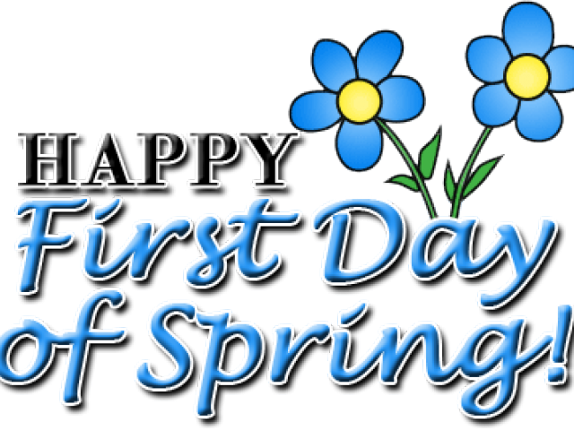 Happy First Dayof Spring Greeting PNG