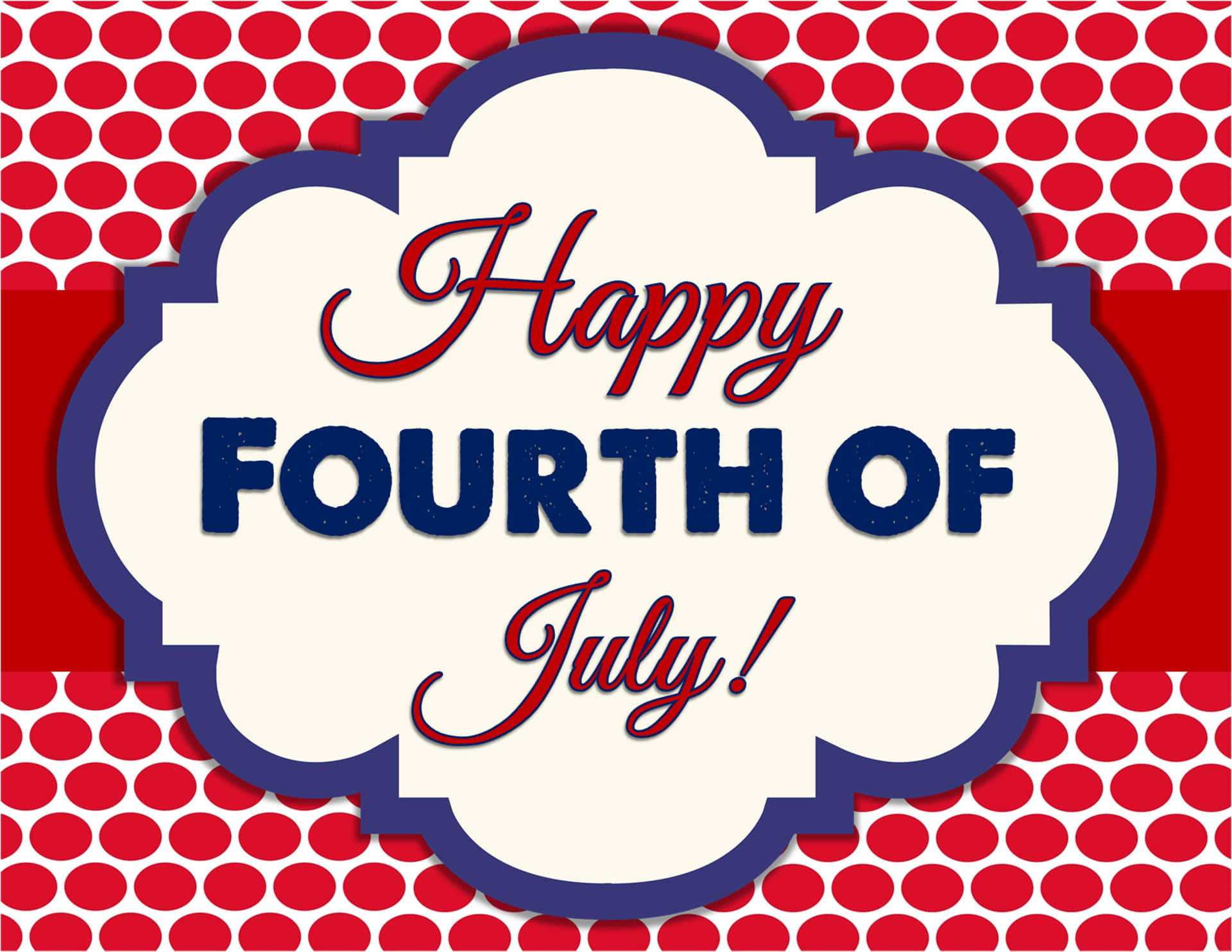 Happy Fourthof July Greeting Wallpaper