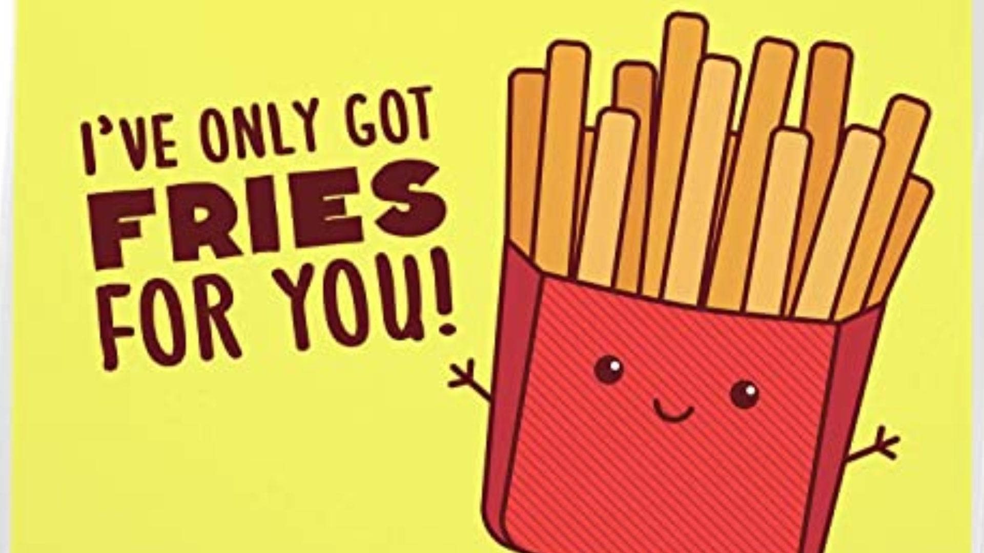 Happy French Fries Wallpaper